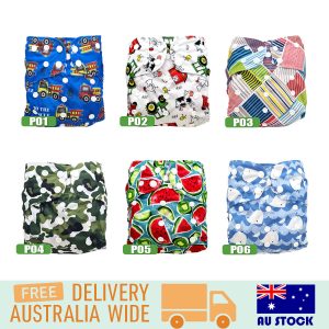 Cloth nappies with mesh layer